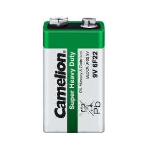 Элемент питания солевой «крона» R6F22 9В 6F22-SP1G SR-1 Camelion 1663