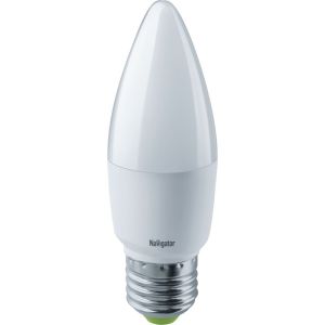 Лампа светодиодная 94 481 NLL-P-C37-5-230-2.7K-E27-FR 5Вт свеча 2700К тепл. бел. E27 330лм 176-264В Navigator 94481