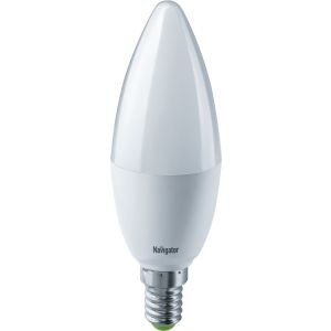 Лампа светодиодная 94 482 NLL-P-C37-5-230-4K-E14-FR 5Вт свеча 4000К нейтр. бел. E14 370лм 176-264В Navigator 94482