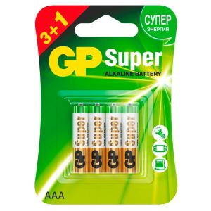 Батарейка GP Super АА А(LR03) 24А алкалиновая