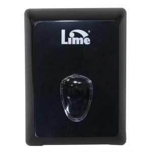 Диспенсер для туалетной бумаги в пачках V-укладки черный LIME (916002)