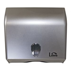 Диспенсер для полотенец в пачках V-укладки серый LIME MINI (926001)