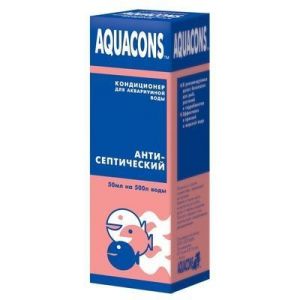 AQUACONS Кондиционер для воды антисептический 50мл