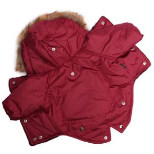 LION Куртка-парка зимняя для собак унисекс фуксия