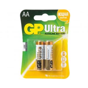 Батарейка GP Ultra Alkaline 15AU LR6, 2 шт. AA