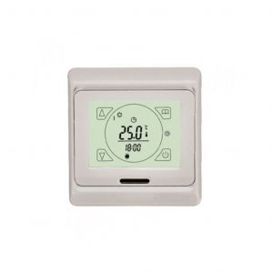Терморегулятор-термостат для теплых полов Е91,716, 3,5кВт/220В/16А, встр. Белый