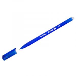 Ручка гелевая стираемая BerIingo «Apex E» синяя 0,5 мм трёхгр. CGp_50212