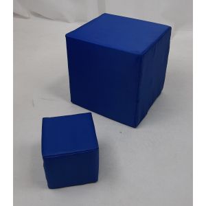 Кубик синий