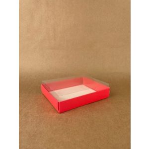 Коробка картонная с прозр.крышкой 160*13*40 (20410)
