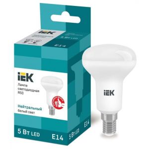 Лампа светодиодная R50 рефлектор 5 Вт 420 Лм 230 В 4000 К E14 IEK