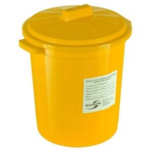 Бак-контейнер кл.Б, 35 л желтый