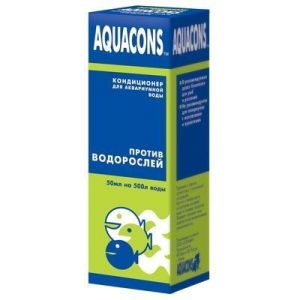 AQUACONS Кондиционер для воды против водорослей 50мл