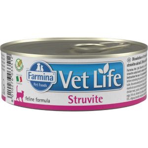 FARMINA VetLife Struvite Консервы для кошек при мочекаменной болезни ж/б 85гр