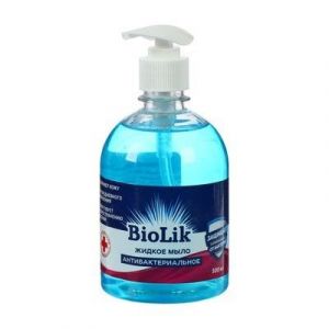 BioLik Жидкое мыло антибактериальное 0,5 л. (дозатор)/ПЛ/0148