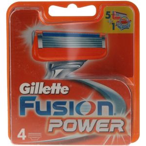 FUSION POWER Сменные кассеты для бритья 4шт