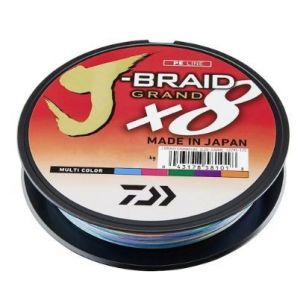 Шнур DAIWA «J-BRAID GRAND X8» 0.10MM-150M плетеный MULTICOLOR (12795-010)