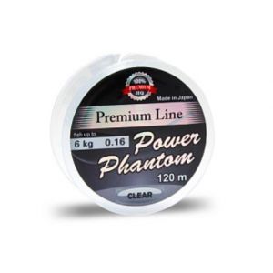 Леска Power Phantom Premium Line CLEAR 120m 0,16mm