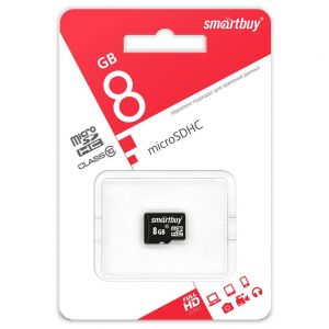 КАРТА ПАМЯТИ SMARTBUY  microSDHC 8GB CLASS10