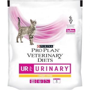 Pro Plan Veterinary Diets UR для кошек при болезнях нижних отделов мочевыводящих путей c курицей