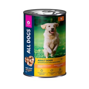 All DOGS консервы для собак тефтельки с индейкой в соусе