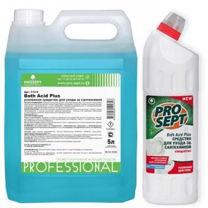Bath Acid Plus, кислотное чистящее гелеобразное средство усиленного действия.