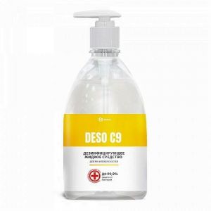 DESO C9, дезинфицирующее средство на основе изопропилового спирта.