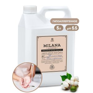 Milana Professional, крем-мыло жидкое увлажняющее.