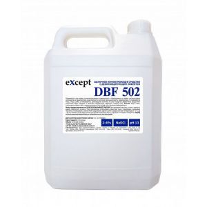 502/eXcept DBF 502/5л щелочное пенное дезинфицирующее