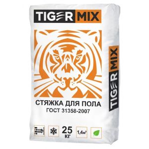 Стяжка для пола Tiger Mix, 25 кг
