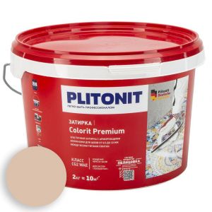 Затирка PLITONIT Colorit Premium бежевая 2 кг
