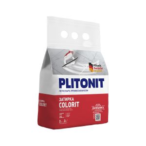 Затирка Plitonit Colorit, черная, 2 кг