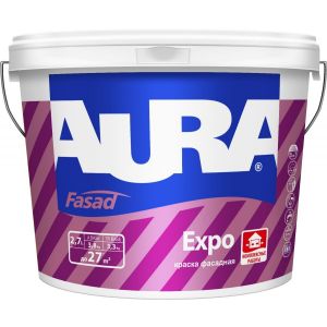 Краска фасадная матовая Aura Expo 2.7л