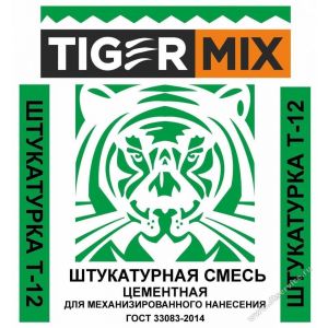 Штукатурная смесь Т-12 Tiger Mix 25кг м/н