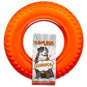 Игрушка «DOGLIKE» д/собак Мега Шина из вспененной резины D35*20*7,3см оранжевый