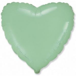 Сердце 46 см,зеленый мятный/macaron