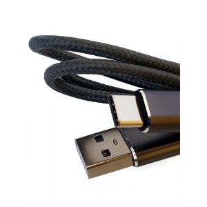USB кабель шт.USB (A) - шт.Type-C «Арбаком» 1м (тканевая оплетка)
