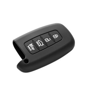 Чехол силиконовый для смарт-ключа Hyundai IX35, Sonata, Tucson, Kia, 4 кнопки