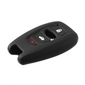 Чехол силиконовый для смарт-ключа Subaru Legacy, impreza, forester 3 кнопки, черный