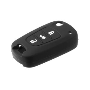 Чехол силиконовый для смарт-ключа Kia K2, K5, Sportage, 3 кнопки, выкидной