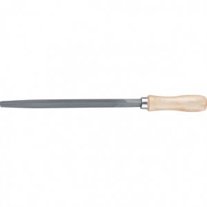 Напильник трехгранный, 250 мм, деревянная ручка. СИБРТЕХ