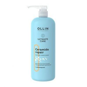 OLLIN Кондиционер восстанавливающий для волос с церамидами / Ultimate Care 1000 мл