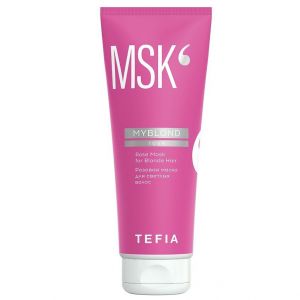 TEFIA Розовая маска для светлых волос Rose Mask for Blonde Hair MYBLOND, Нежно-розовый, 250 мл