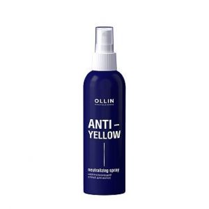 OLLIN Спрей нейтрализующий для осветленных волос / Anti-Yellow 150 мл