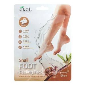 EKEL Пилинг-носочки с муцином улитки / Snail Foot Peeling Pack 1 пара