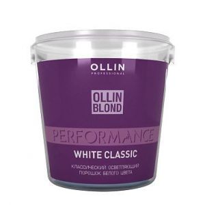 OLLIN Blond Performance White Classic Классический Осветляющий Порошок белого цвета 500г