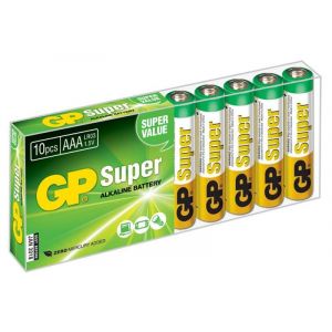 Батарейка GP Super ААА (LR03) 24А алкалиновая, SB10 GP 24A-2CRВ10