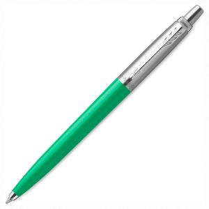 Ручка шариковая PARKER «Jotter Orig Green», корпус зеленый, нержавеющая сталь, блистер, синяя, 2076058