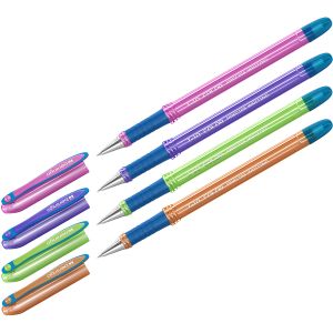 Ручка шариковая Berlingo «I-10 Color» синяя, 0,4мм, корпус ассорти