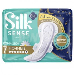 Ola! Прокладки Silk Sense CLASSIC WINGS SINGLES SUPER Супер 8шт/50782