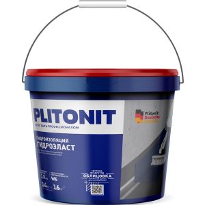 plitonit ГИДРОЭЛАСТ-1,2кг -эластичная гидроизоляционная мастика